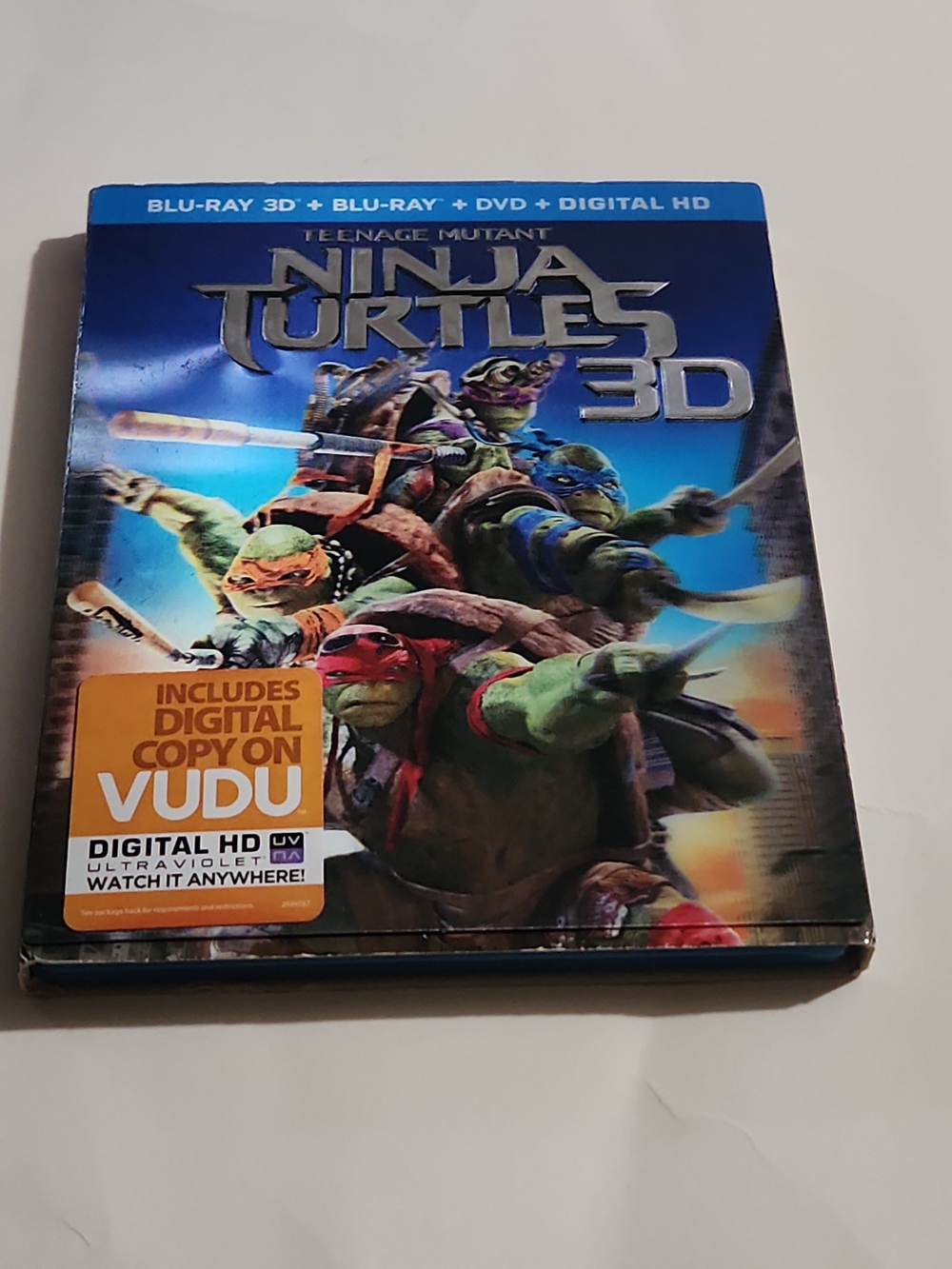 Nickelodeon Teenage Mutant Ninja Turtles 3D Blu-ray + DVD + Digital HD (blue)